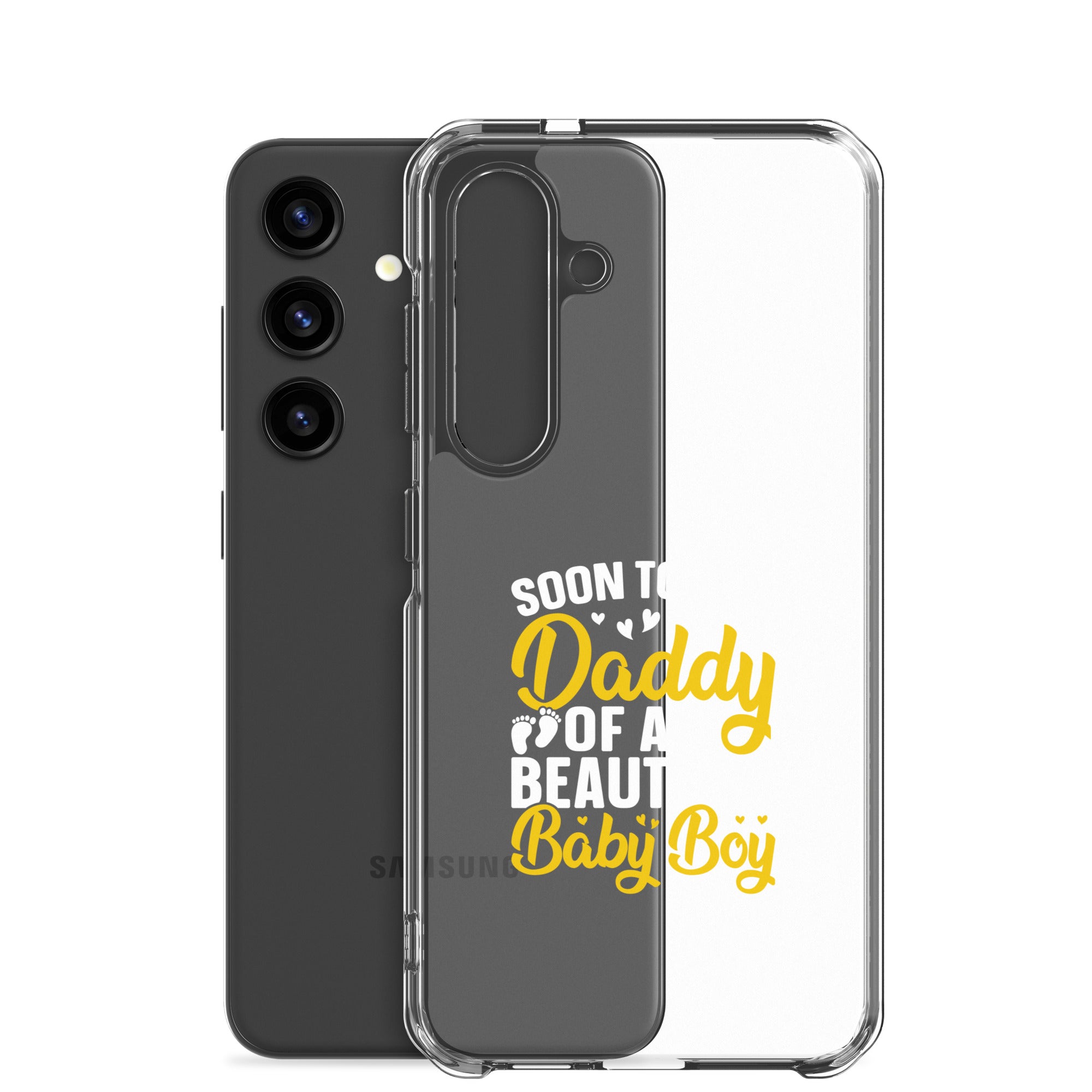 Soon To Be A Daddy For Boy Clear Case for Samsung®