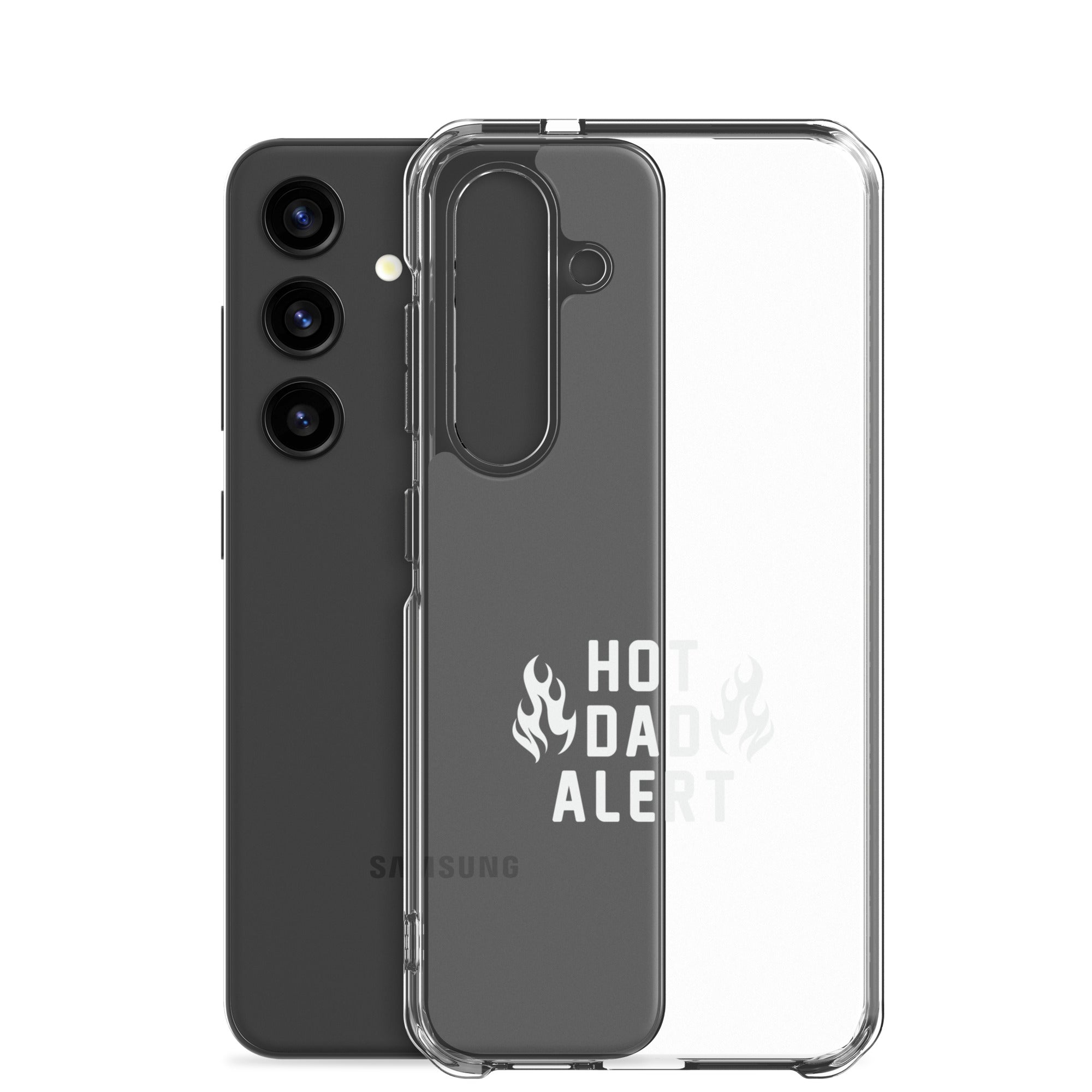 Hot Dad Alert Clear Case for Samsung®