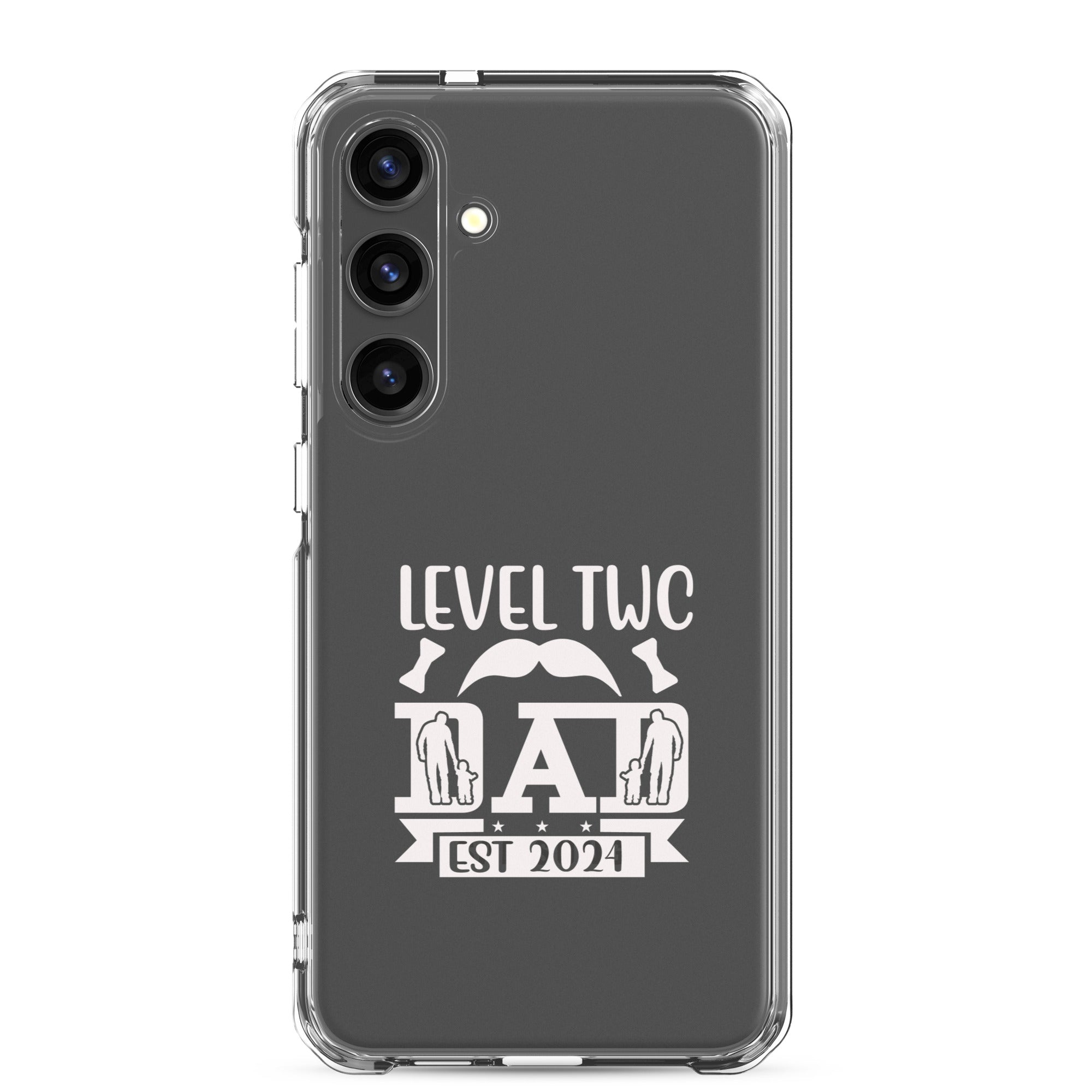 Level Two Dad Est. 2024 Clear Case for Samsung®