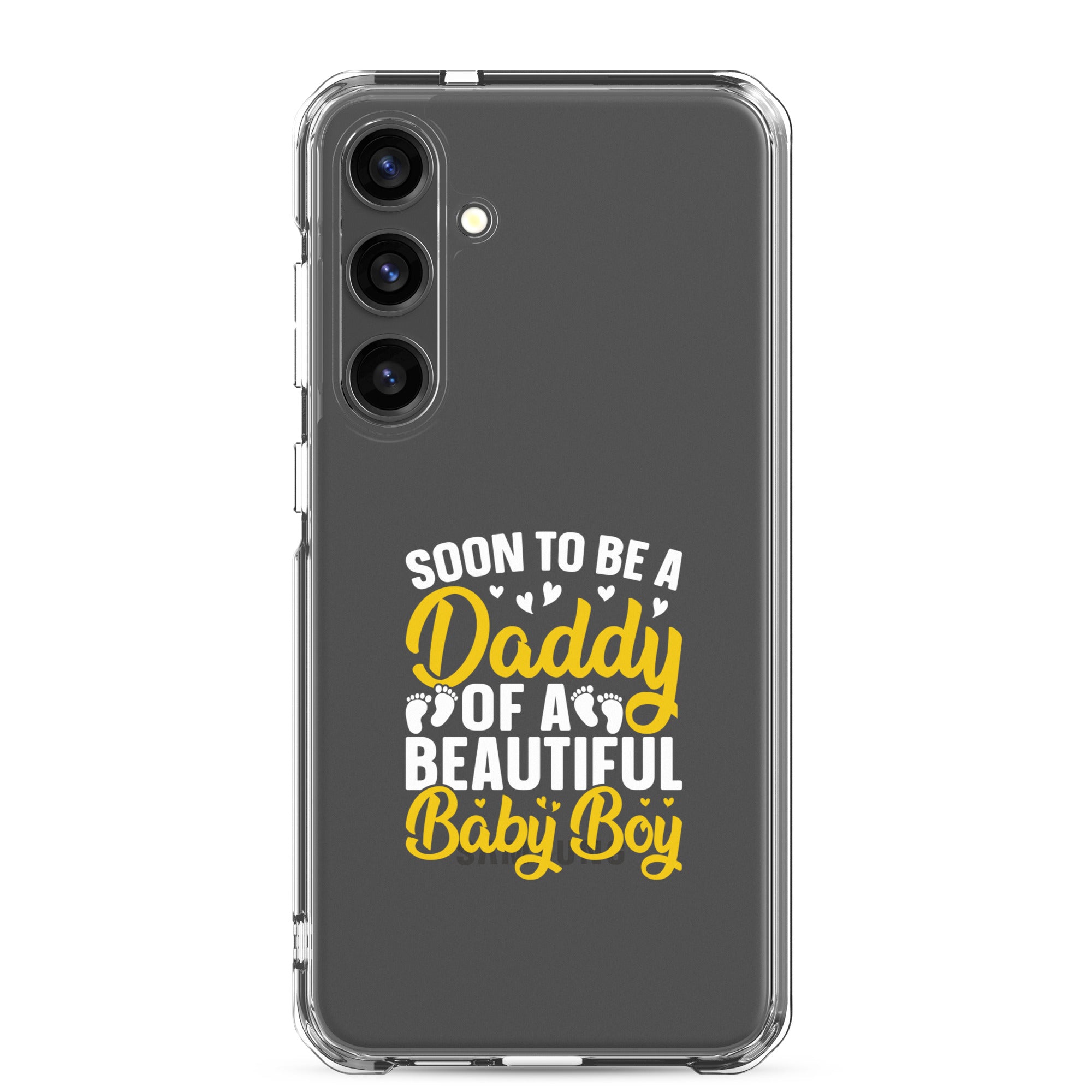 Soon To Be A Daddy For Boy Clear Case for Samsung®