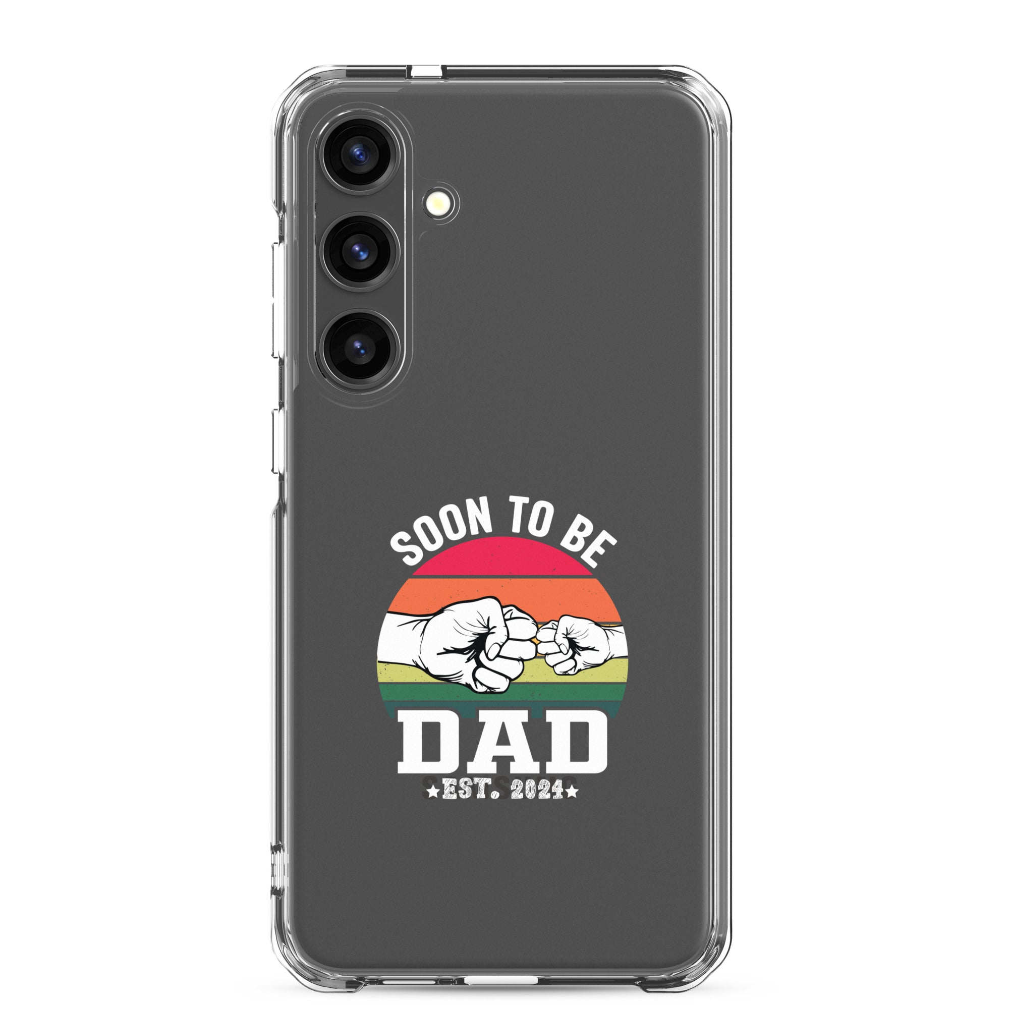 Soon To Be Dad Est. 2024 Clear Case for Samsung®