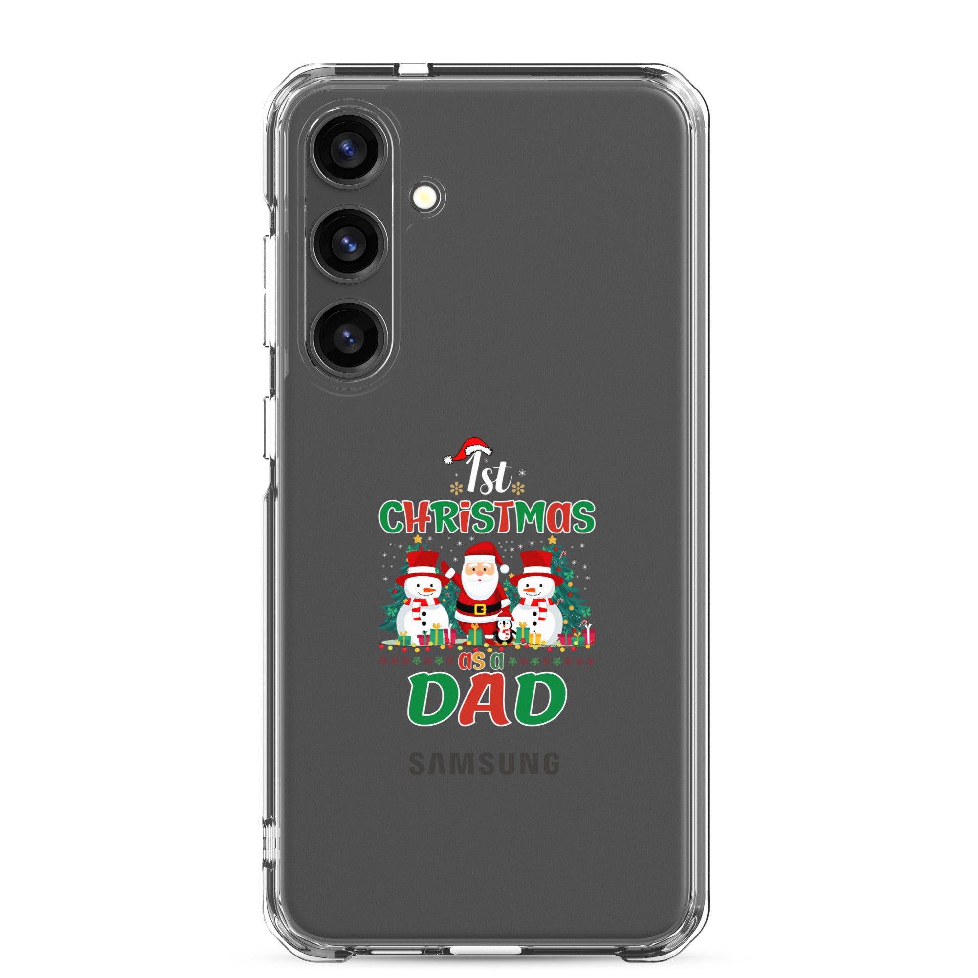 1st Christmas Dad Clear Case for Samsung®