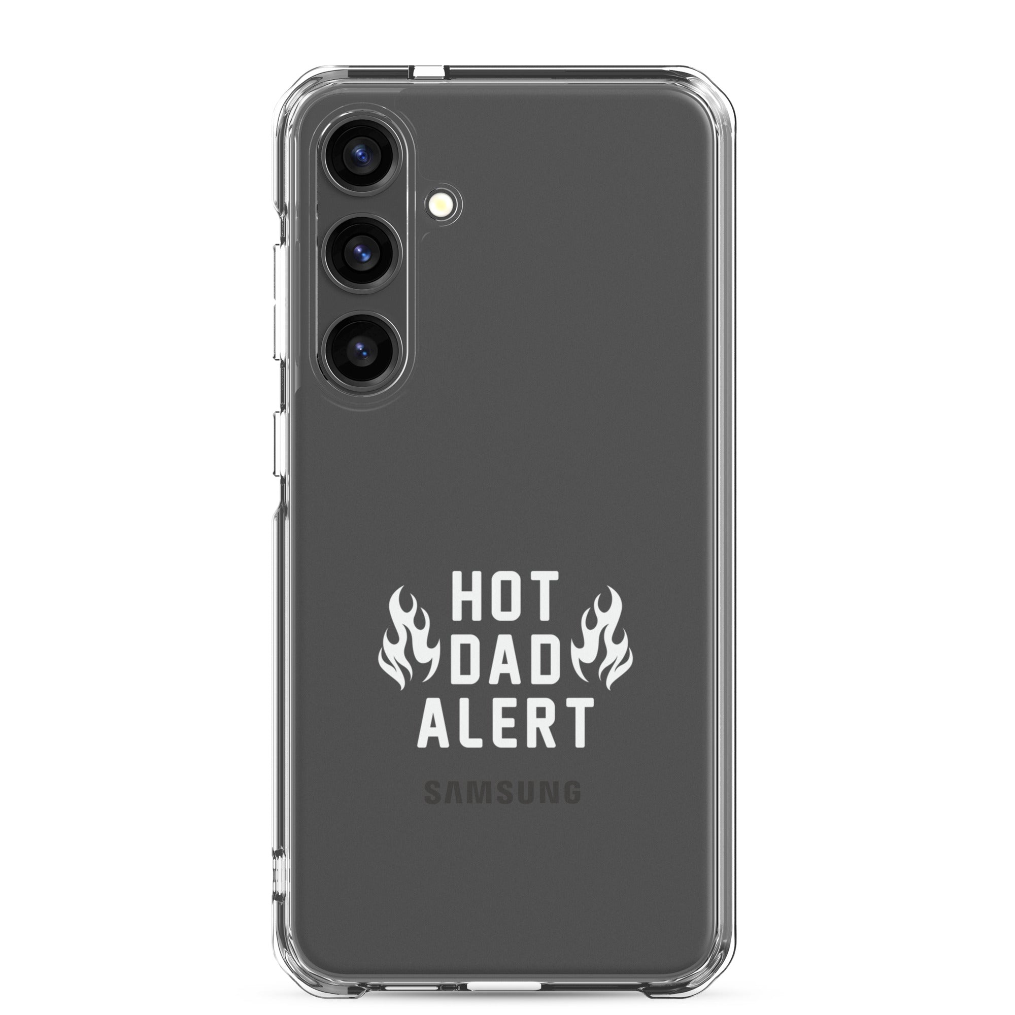 Hot Dad Alert Clear Case for Samsung®