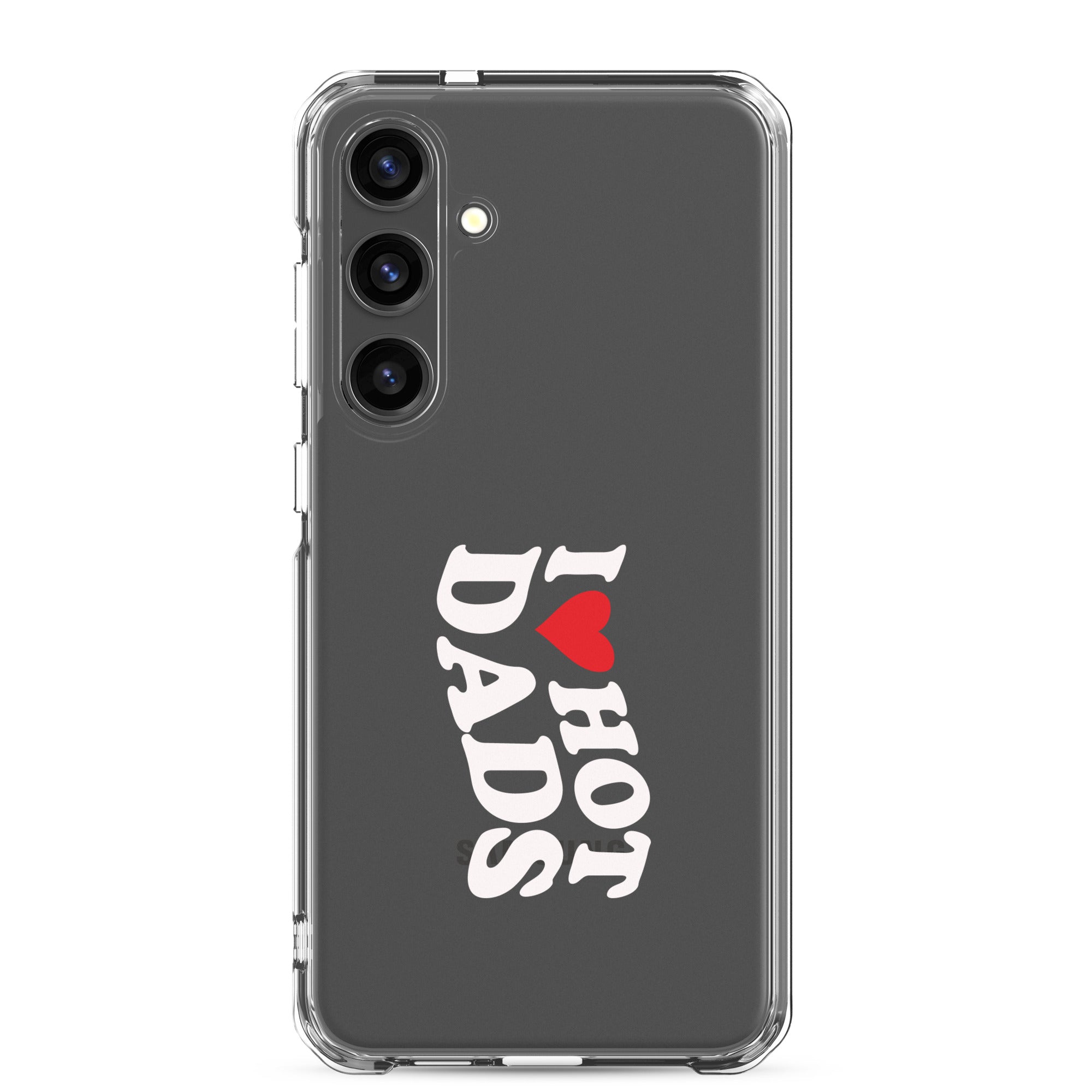 I Love Hot Dads Clear Case for Samsung®