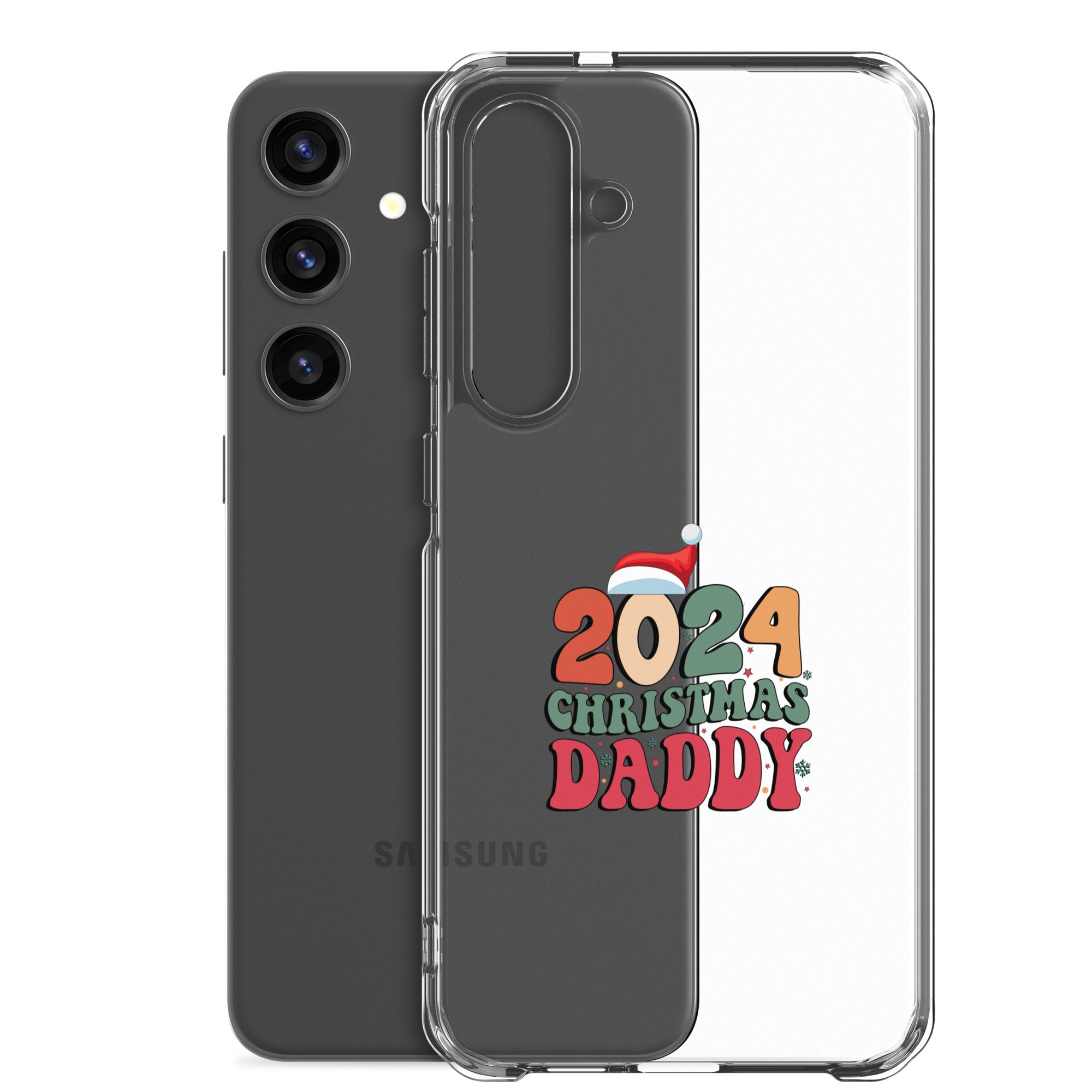 2024 Christmas Daddy Clear Case for Samsung®