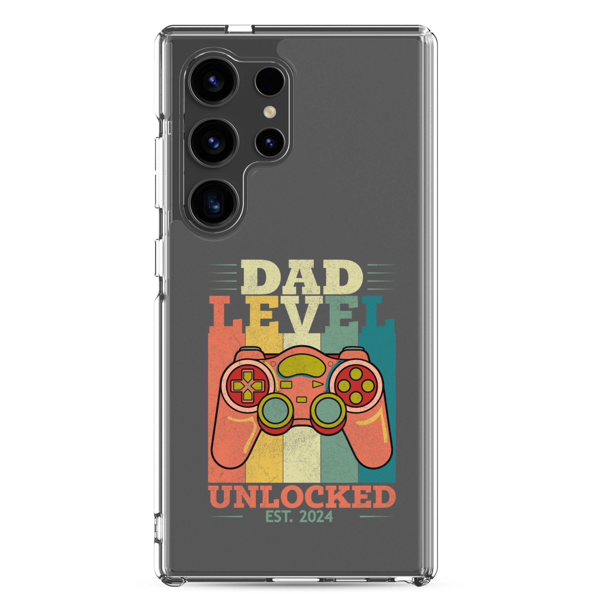 Dad Level Unlocked EST. 2024 Clear Case for Samsung®