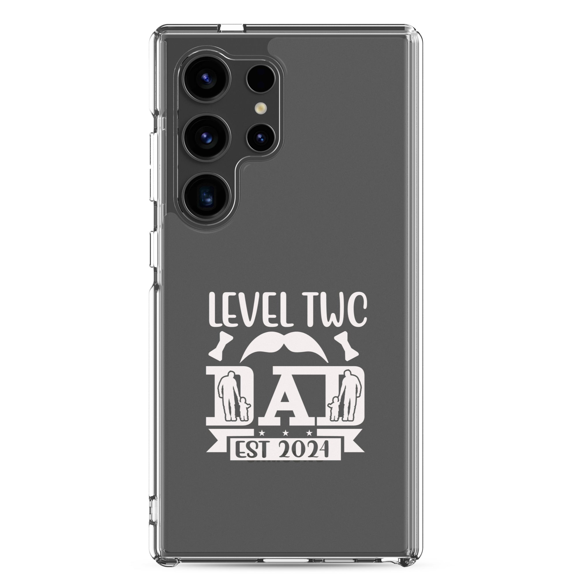 Level Two Dad Est. 2024 Clear Case for Samsung®