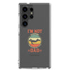 Im Not Sleeping Im Resting My Eyes Dad Clear Case for Samsung®