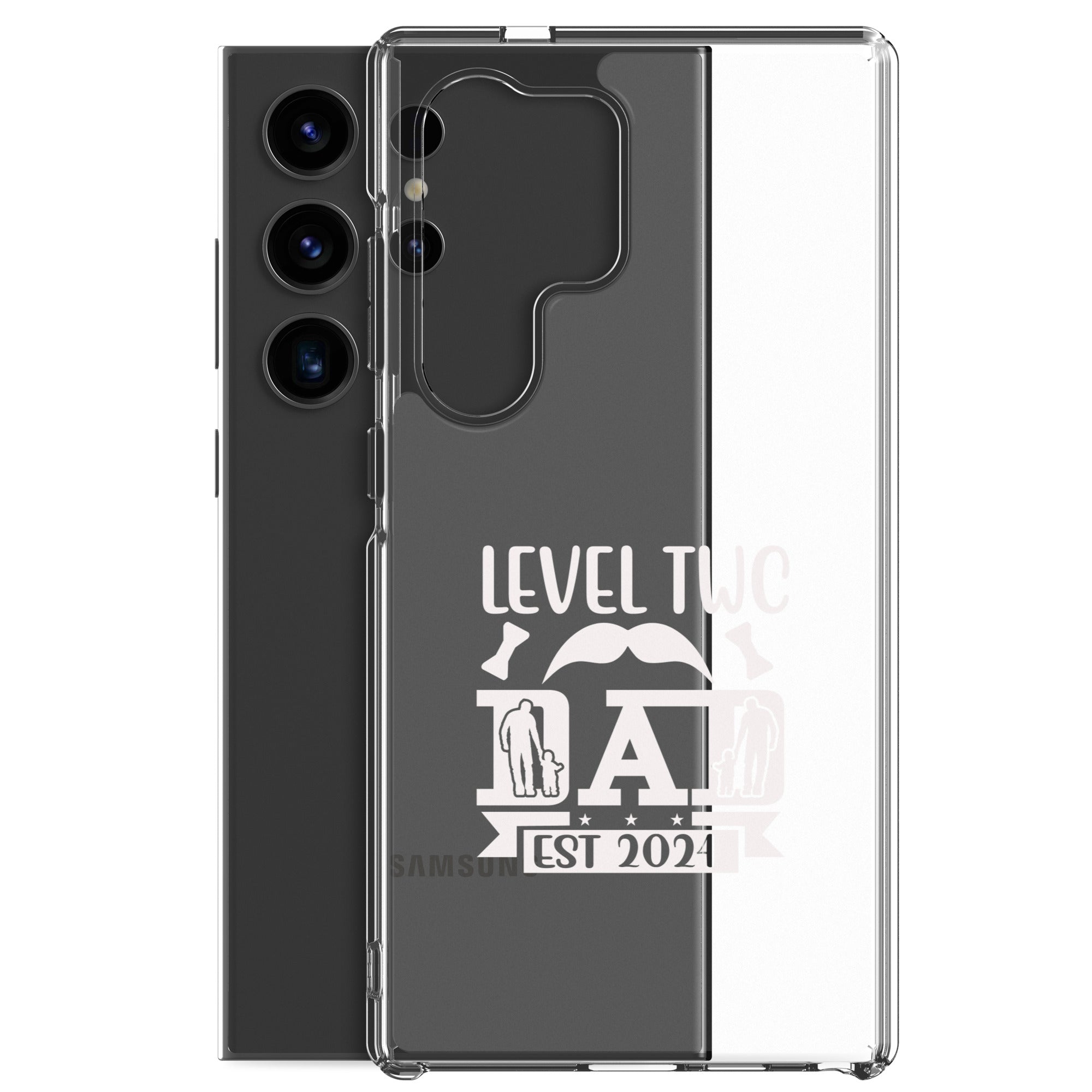 Level Two Dad Est. 2024 Clear Case for Samsung®