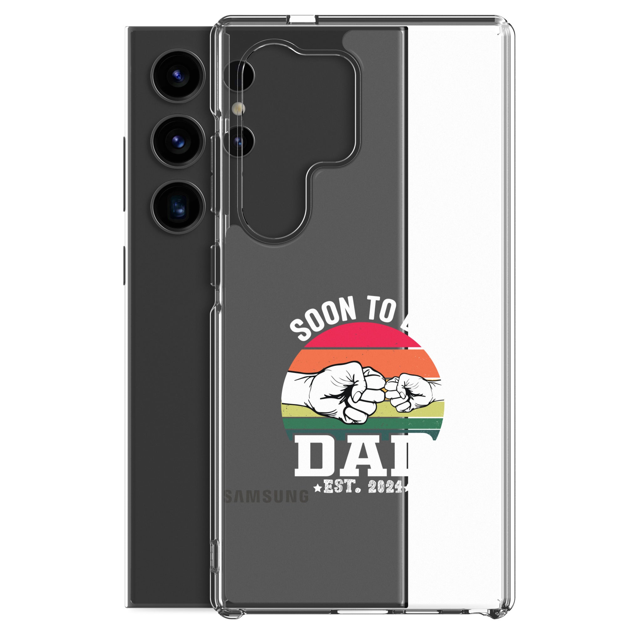 Soon To Be Dad Est. 2024 Clear Case for Samsung®