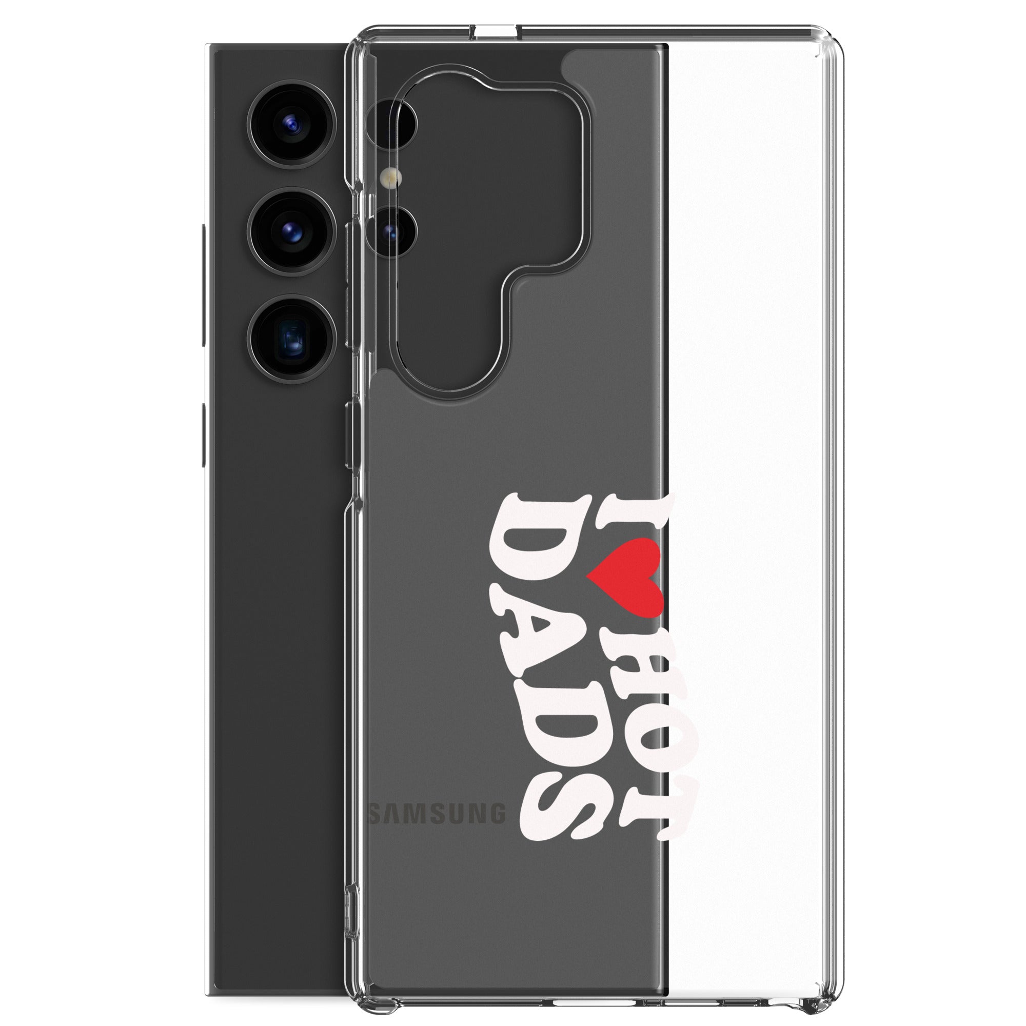 I Love Hot Dads Clear Case for Samsung®