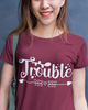 Trouble fun humorous kids Unisex t-shirt