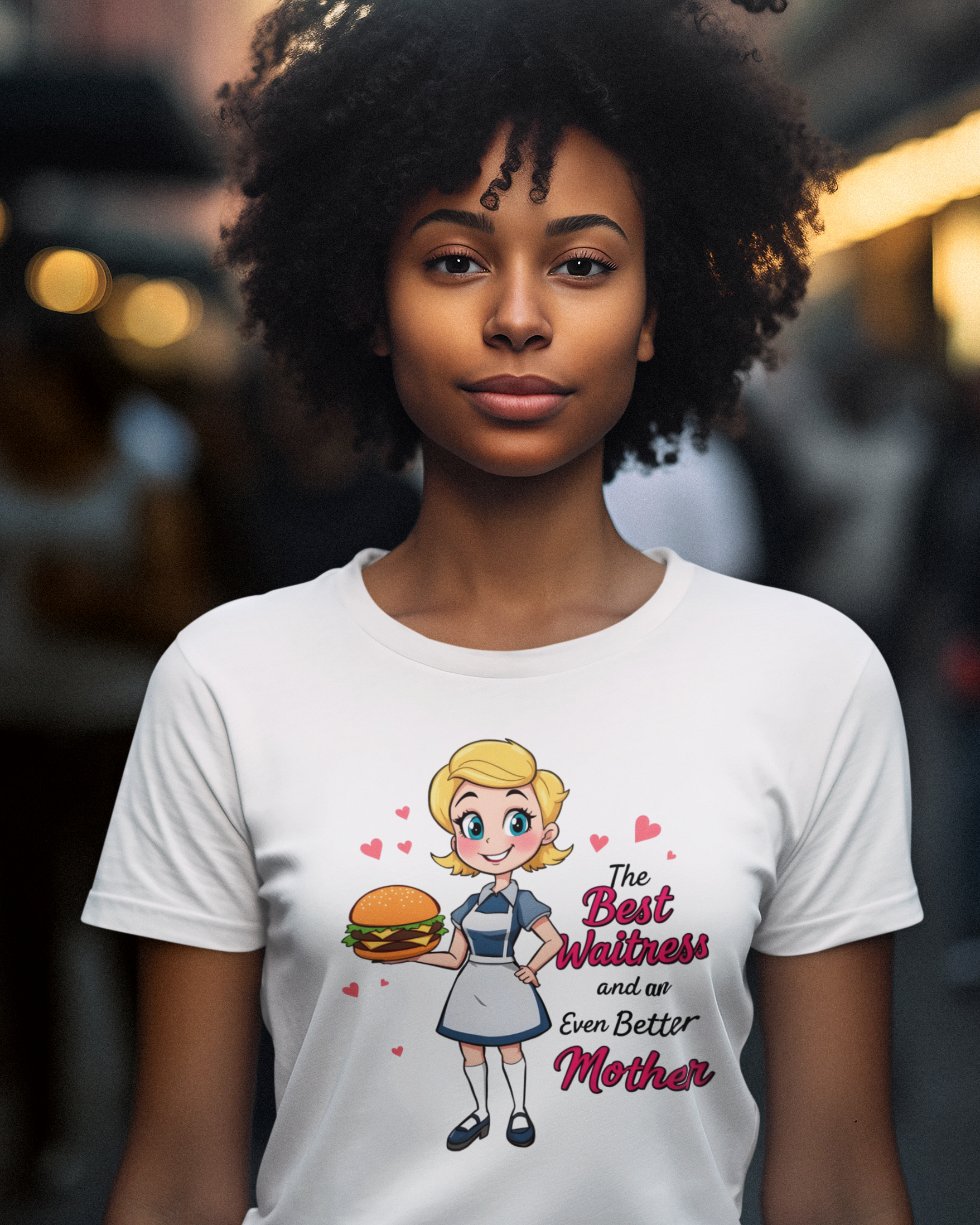 The Best Waitress And An Even Better Mother Unisex t-shirt