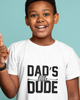 Dad's Little Dude Youth Short Sleeve T-Shirt