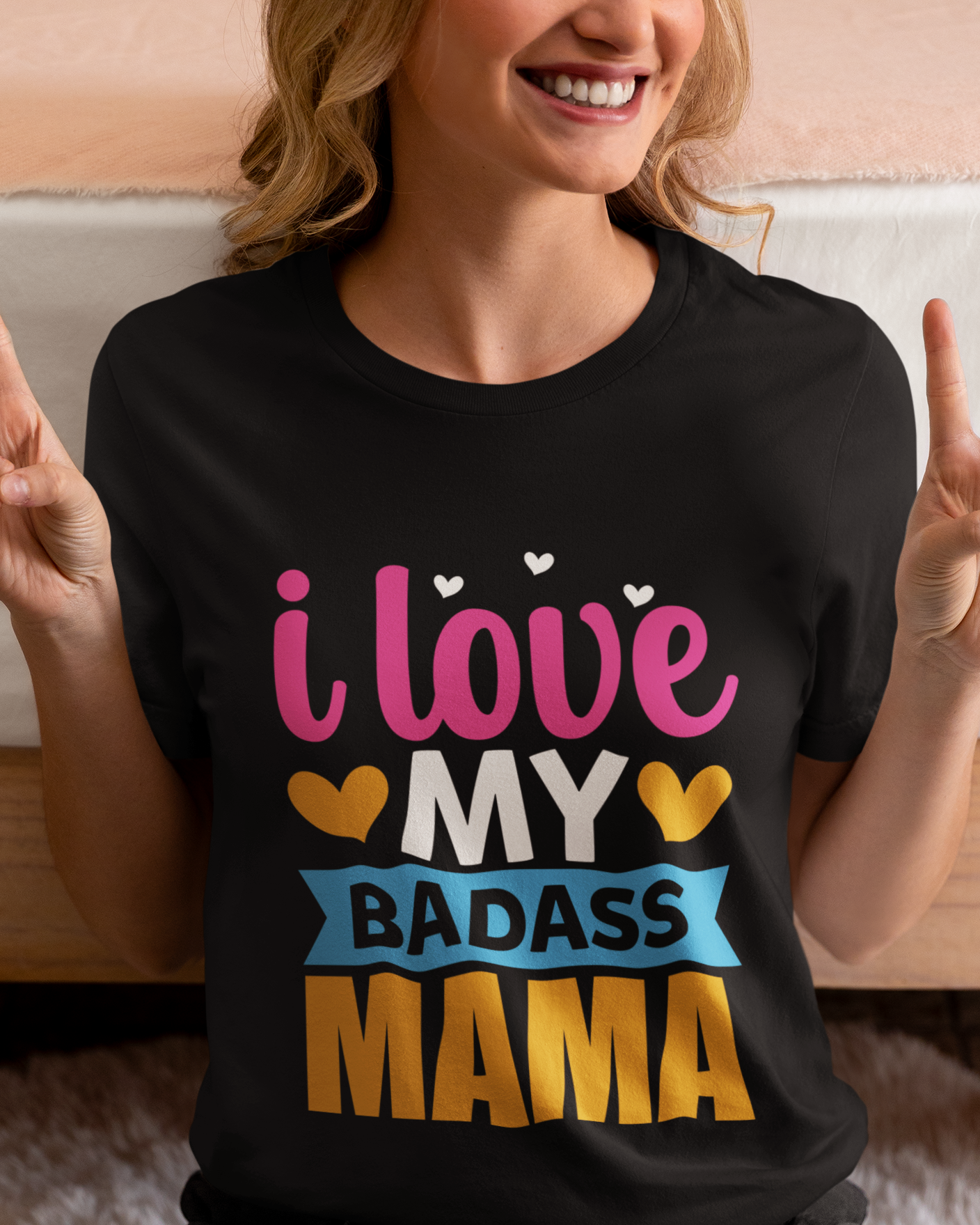 I Love My Badass Mama Unisex t-shirt