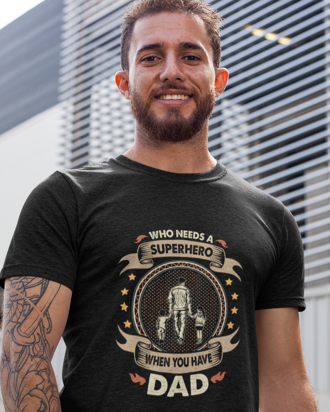 Who Needs A Superhero When You Have Dad Unisex t-shirt