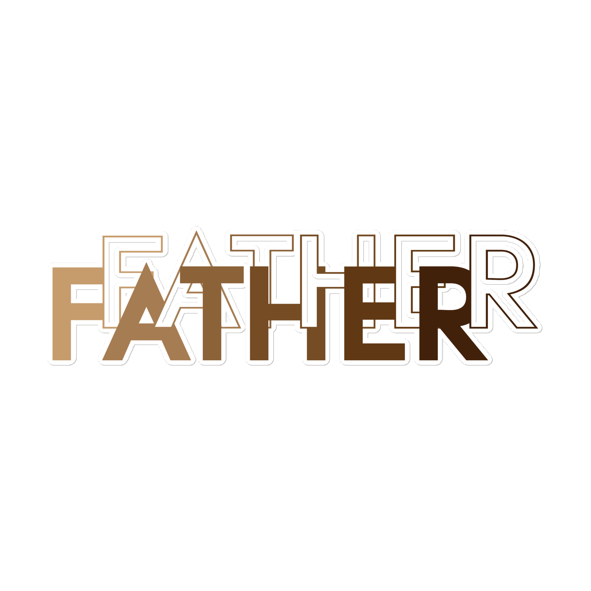 Father Bubble-free stickers