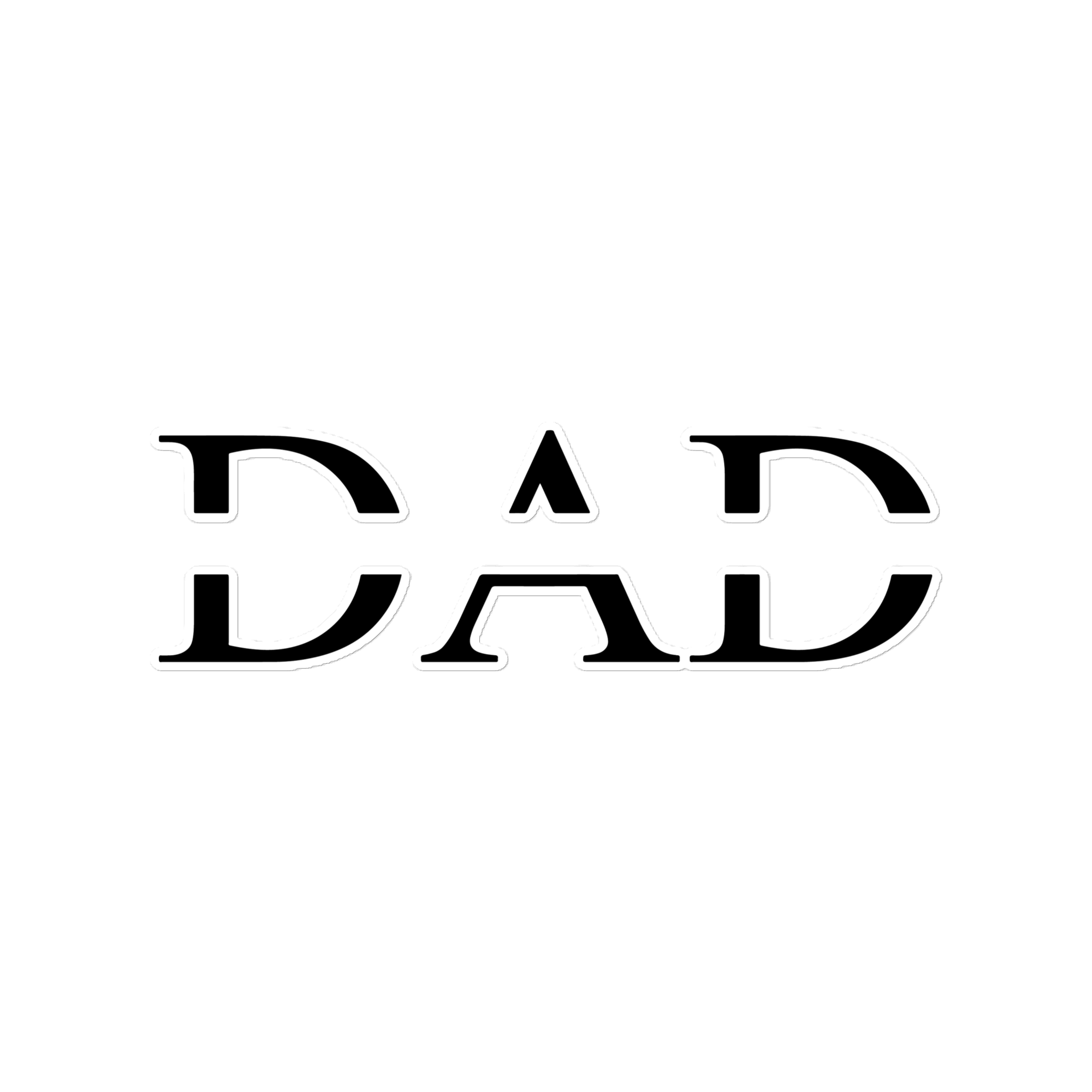 Dad Bubble-free stickers