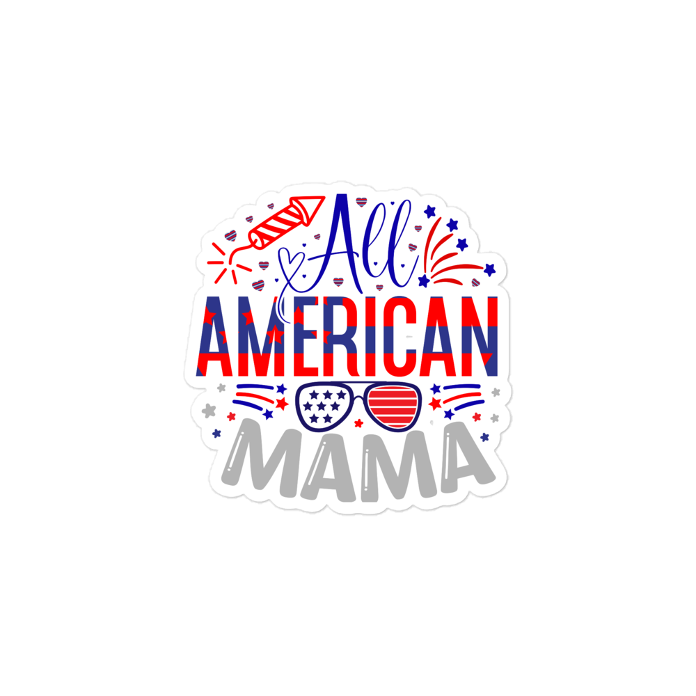 All American Mama sticker