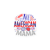 All American Mama sticker