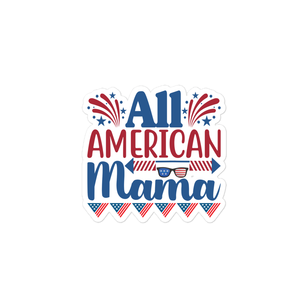 All American Mama sticker