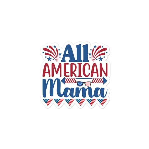 All American Mama sticker