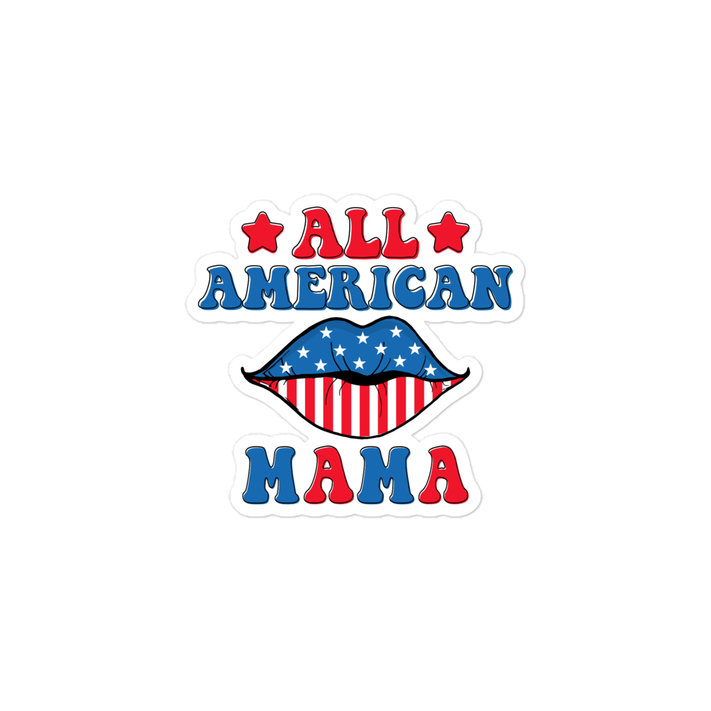 All American Mama sticker