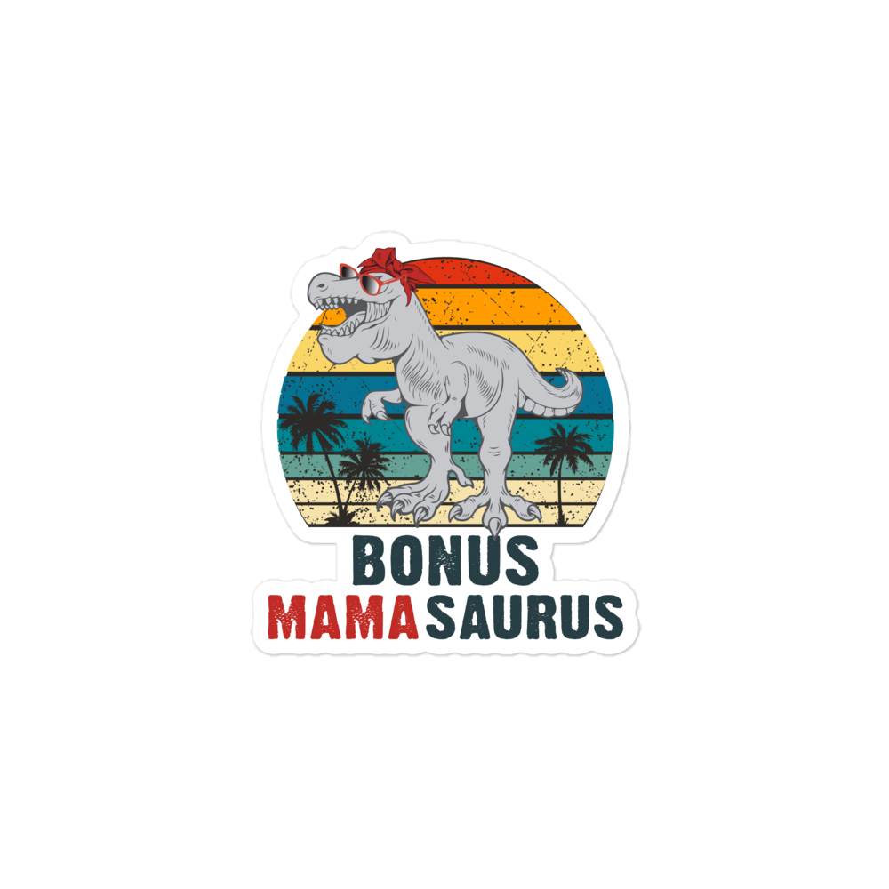 Bonus Mamasaurus Bubble-free stickers