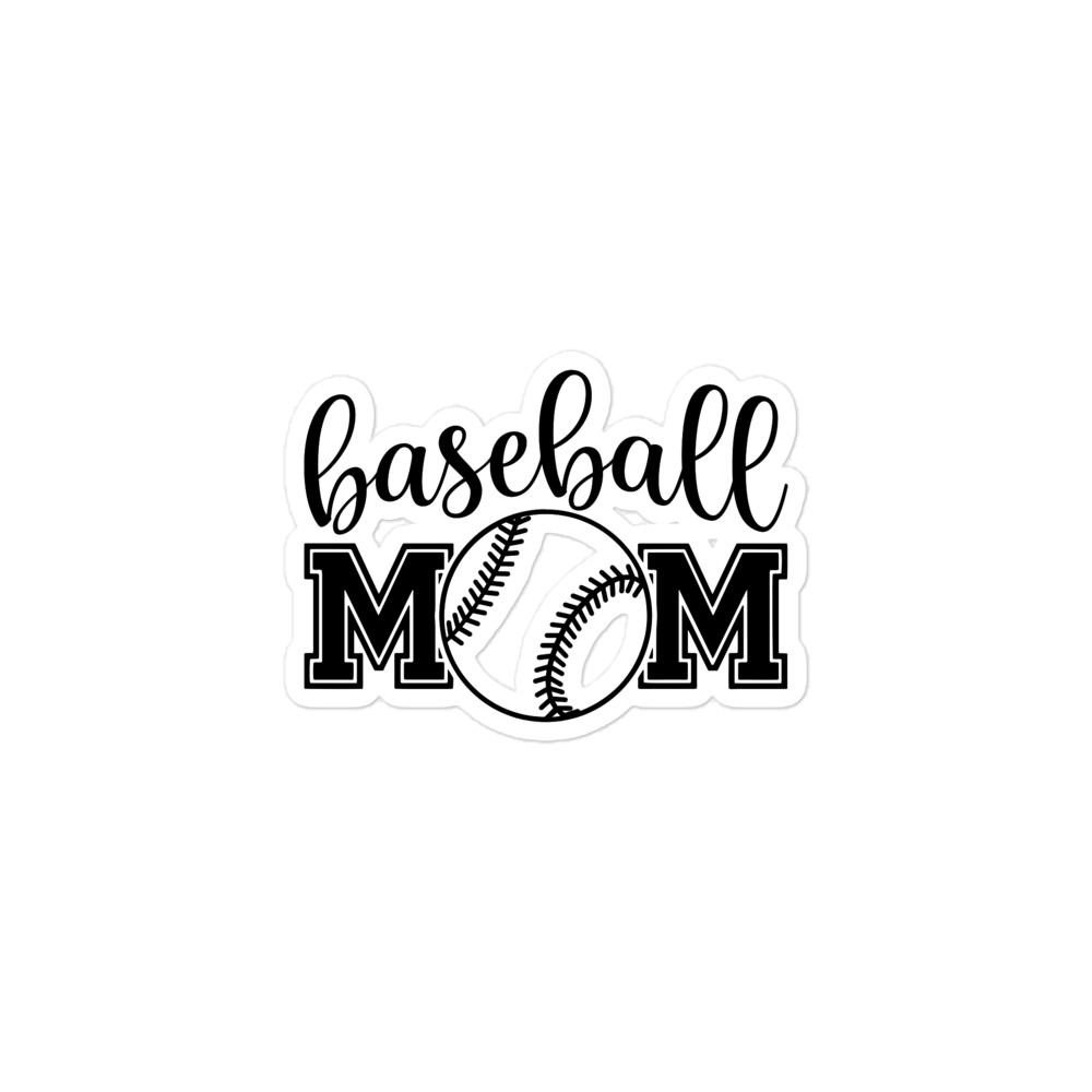 Baseball Mom sticker