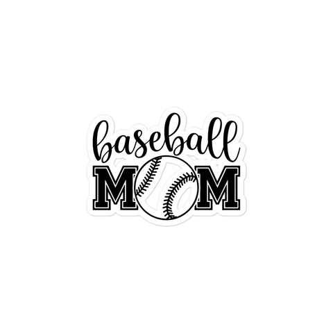 Baseball Mom sticker