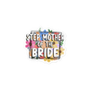 Step Mother of The Bride Bubble-free stickers