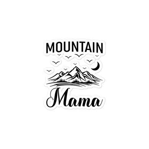 Mountain Mama Bubble-free stickers