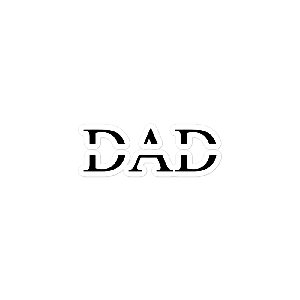 Dad Bubble-free stickers