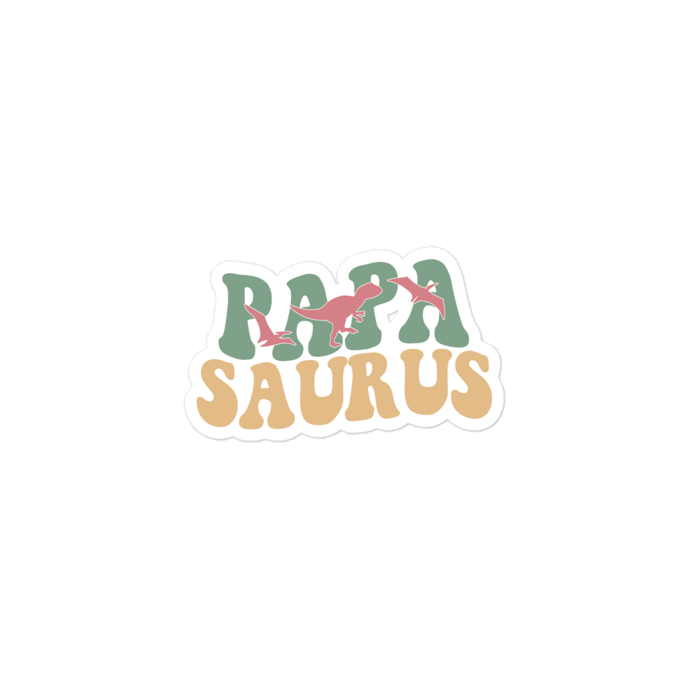 Papasaurus Bubble-free stickers