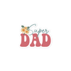 Super Dad Bubble-free stickers