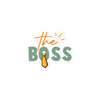 The Boss Bubble-free stickers