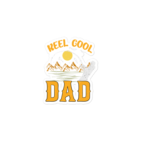 Reel Cool Dad Bubble-free stickers