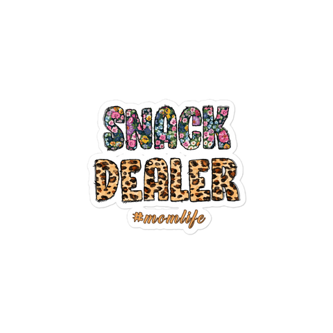 Snack Dealer #Momlife Bubble-free stickers