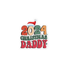 2024 Christmas Daddy Bubble-free stickers