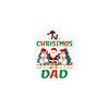 1st Christmas As A Dad Bubble-free stickers