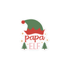 Papa Elf Bubble-free stickers