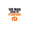 The Man Behind The Pumpkin Bubble-free stickers