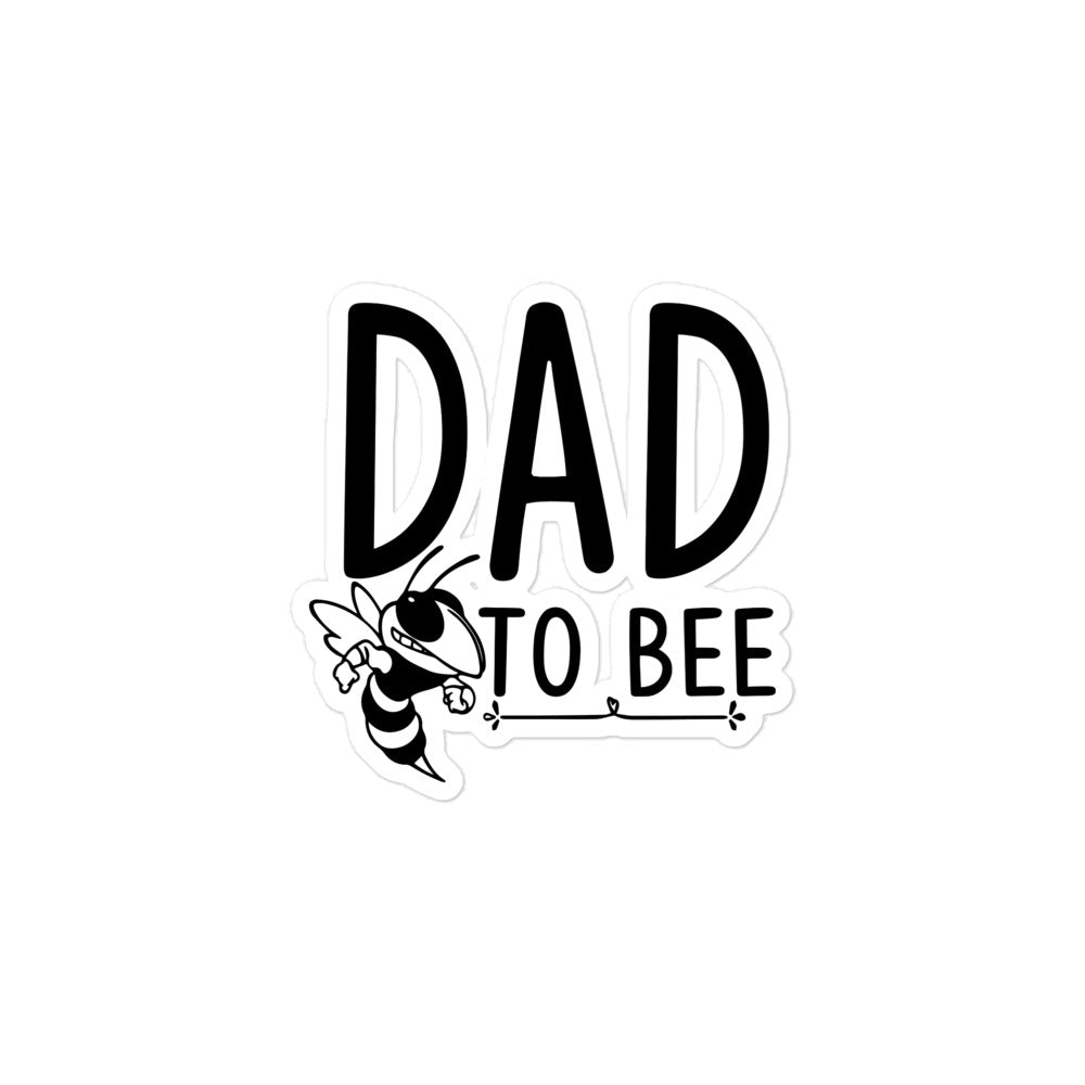 Dad To bee Bubble-free stickers