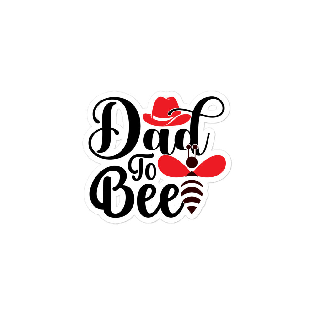 Dad To bee Bubble-free stickers