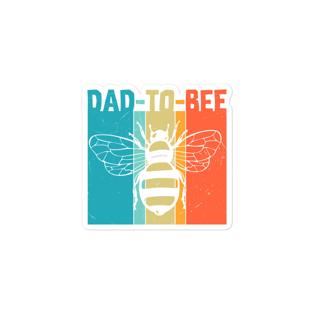 Dad To Bee Bubble-free stickers