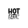 Hot Dad Bubble-free stickers