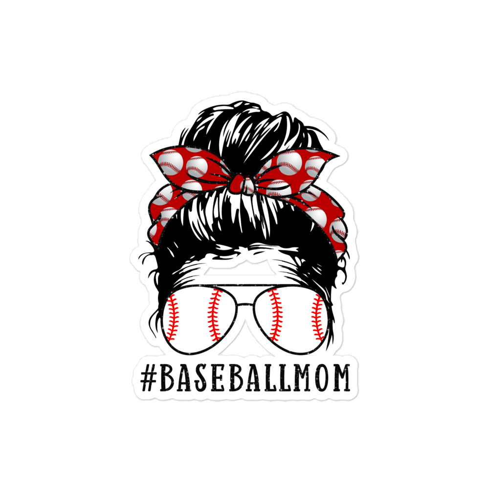 Baseball Mom sticker