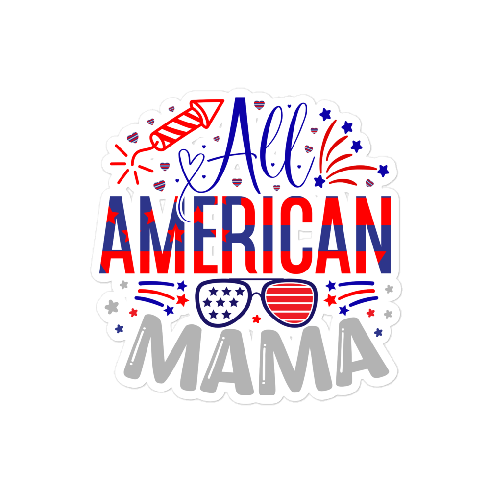 All American Mama sticker