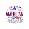 All American Mama sticker