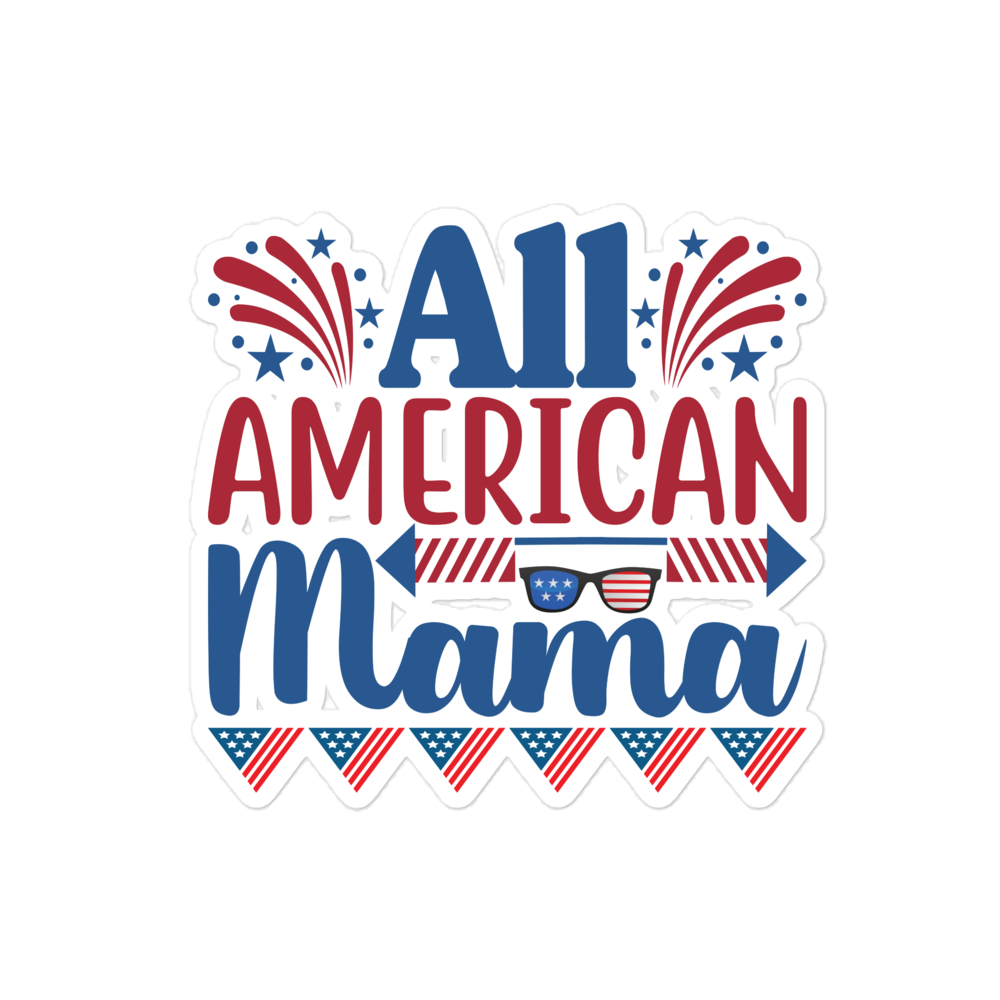 All American Mama sticker